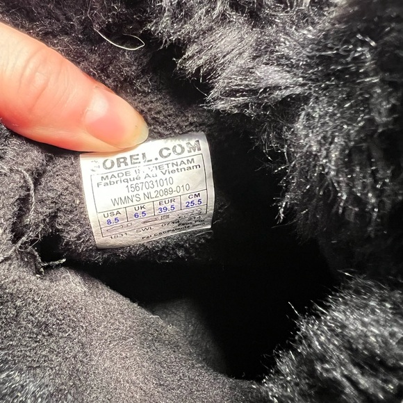 Sorel Women Boots Tivoli Waterproof Black size 8.5 - Picture 8 of 8